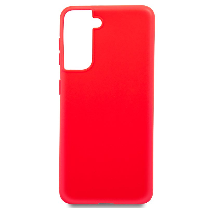 COOL Silicone Case for Samsung G990 Galaxy S21 (Red)