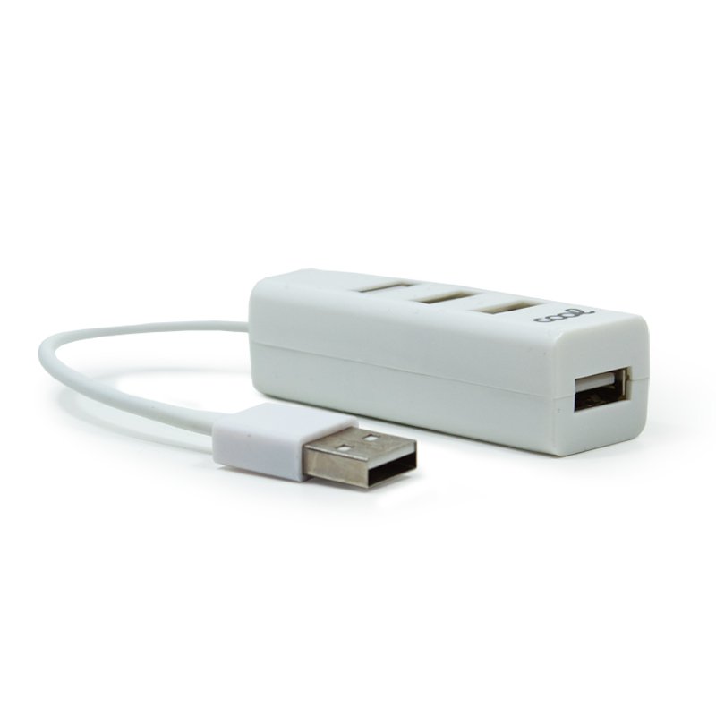 COOL 4-Port USB 2.0 Universal Hub, White