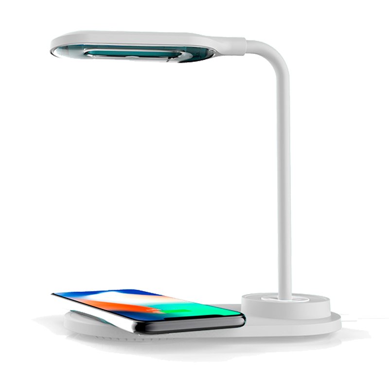 LED Lamp + Qi Wireless Charging Base COOL White
