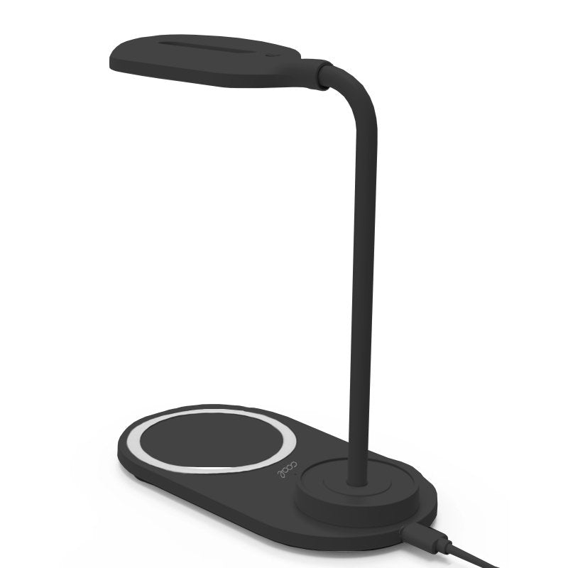 LED Lamp + Qi Wireless Charging Base COOL Black