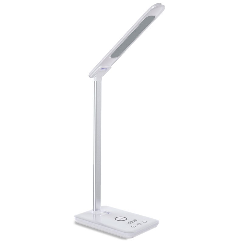 LED Lamp with Qi Wireless Charging Base COOL Fold White