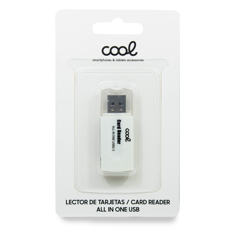 Universal COOL (All in One) White USB Memory Card Reader