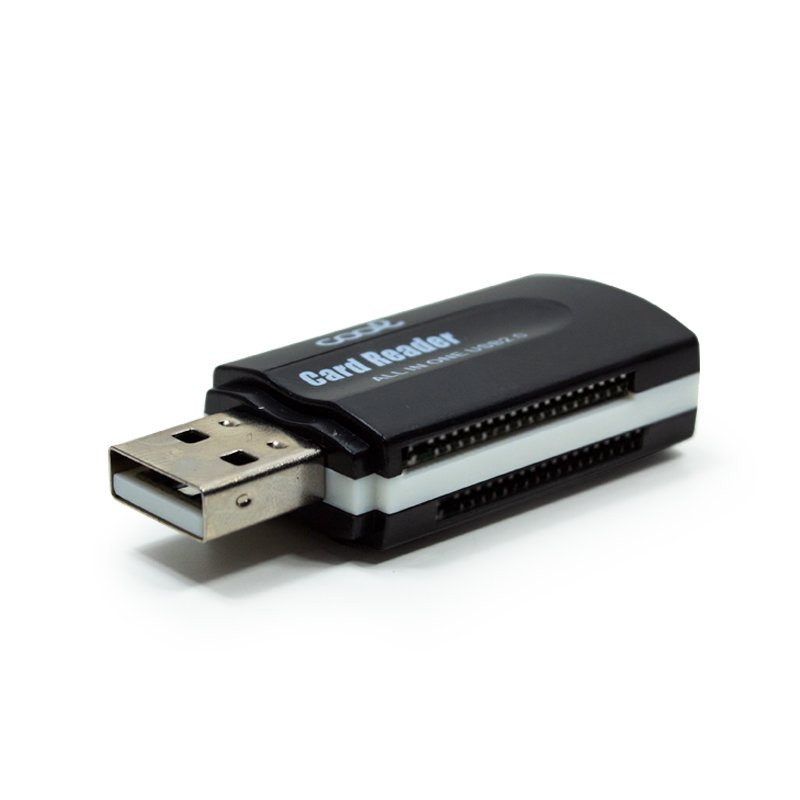 Universal COOL (All in One) Black USB Memory Card Reader