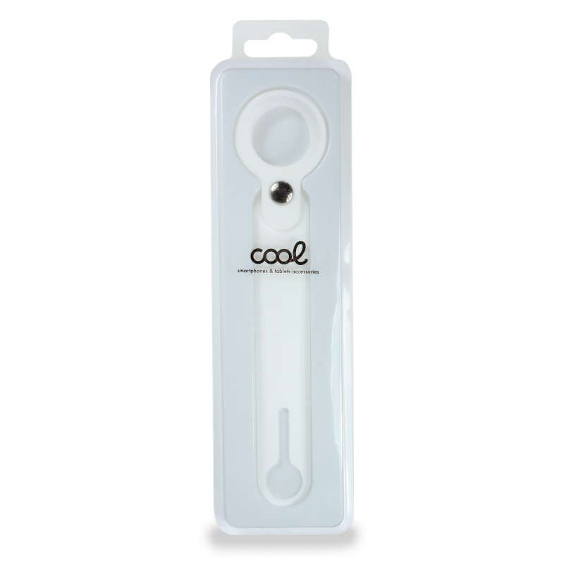 Loop COOL Case Compatible with AirTag Silicone White