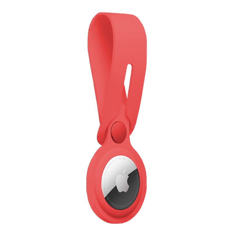 Loop COOL Case Compatible with AirTag Silicone Red