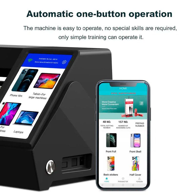 Devia V2 Plotter Cutting Machine Up to 15 in + 50 Smartphone Sheets + 20 Tablet Sheets + Accessories