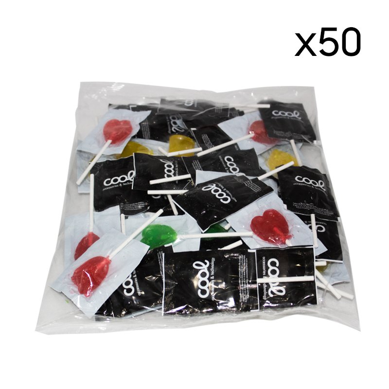 Pack of 50 COOL Lollipops Accessories