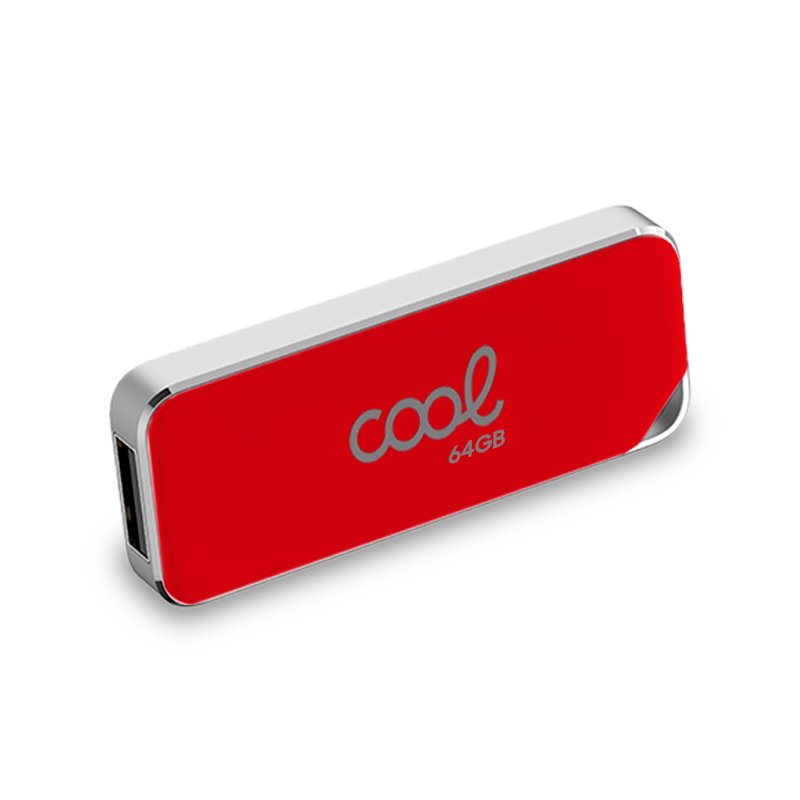 USB Flash Drive x64 GB 2.0 COOL Board Red