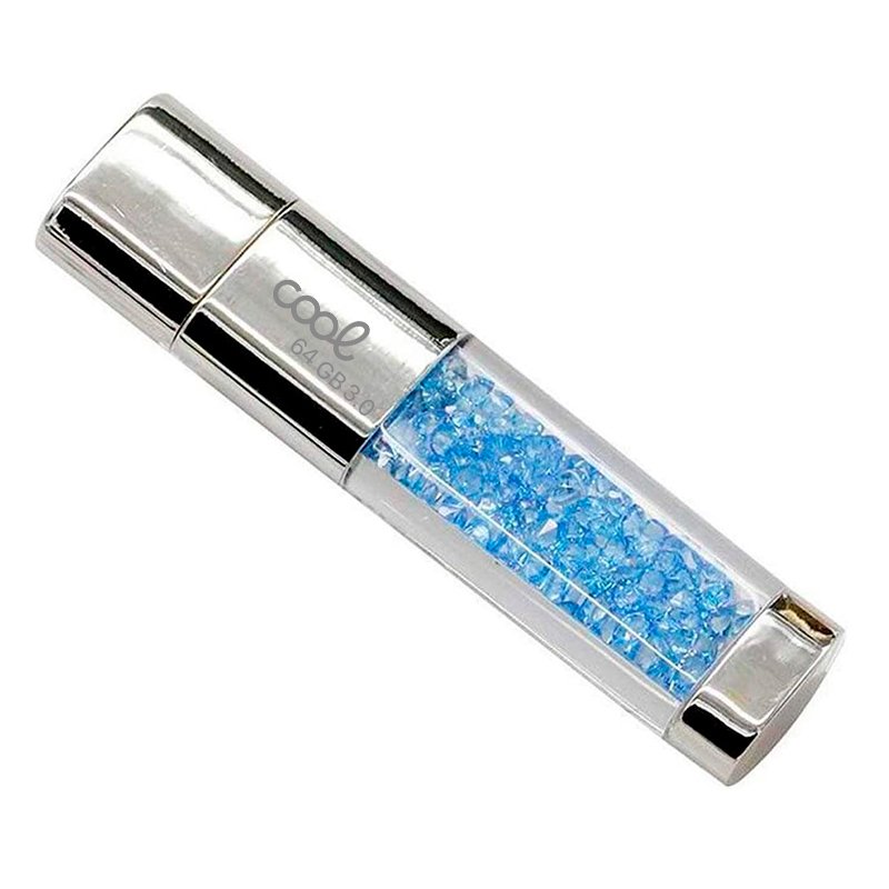 USB Flash Drive x64 GB 3.0 COOL Crystal Celeste