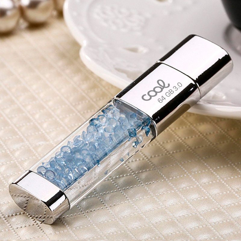 USB Flash Drive x64 GB 3.0 COOL Crystal Celeste