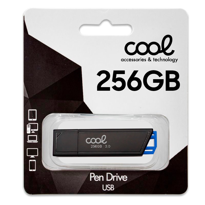 USB Flash Drive 256 GB 3.0 COOL Lancer Blue