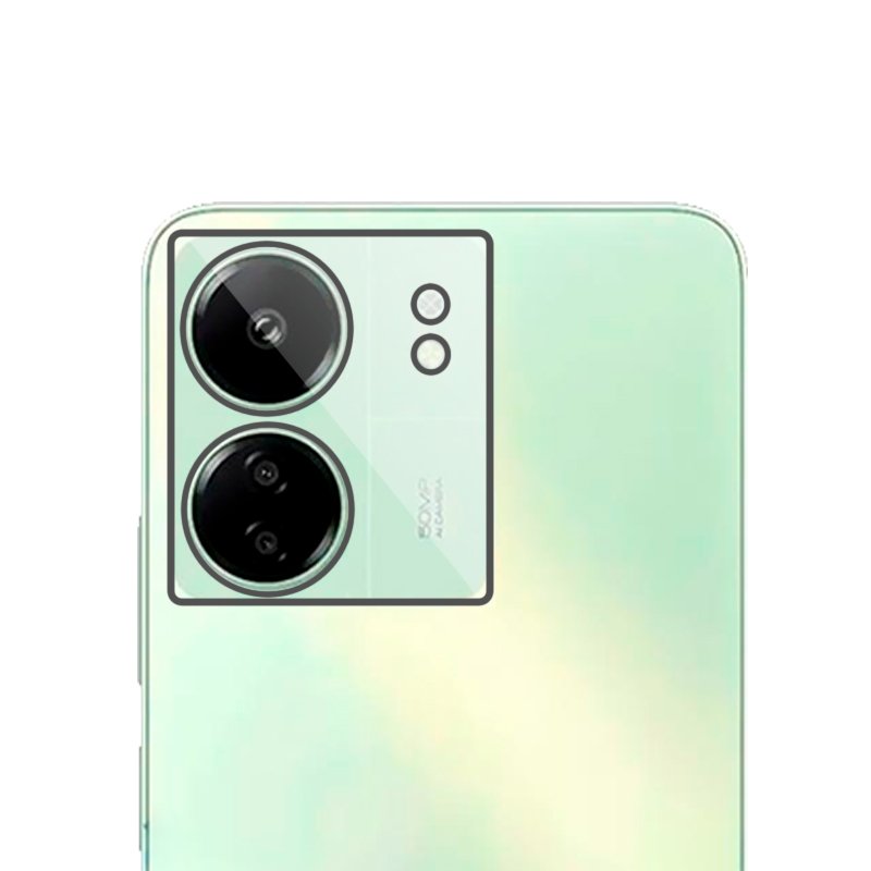 Tempered Glass Screen Protector for Xiaomi Redmi 13C / 13C 5G / Poco C65 Camera