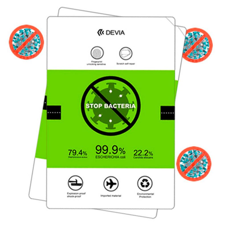 Devia Universal Antibacterial Hydrogel Protector (Pack of 50)