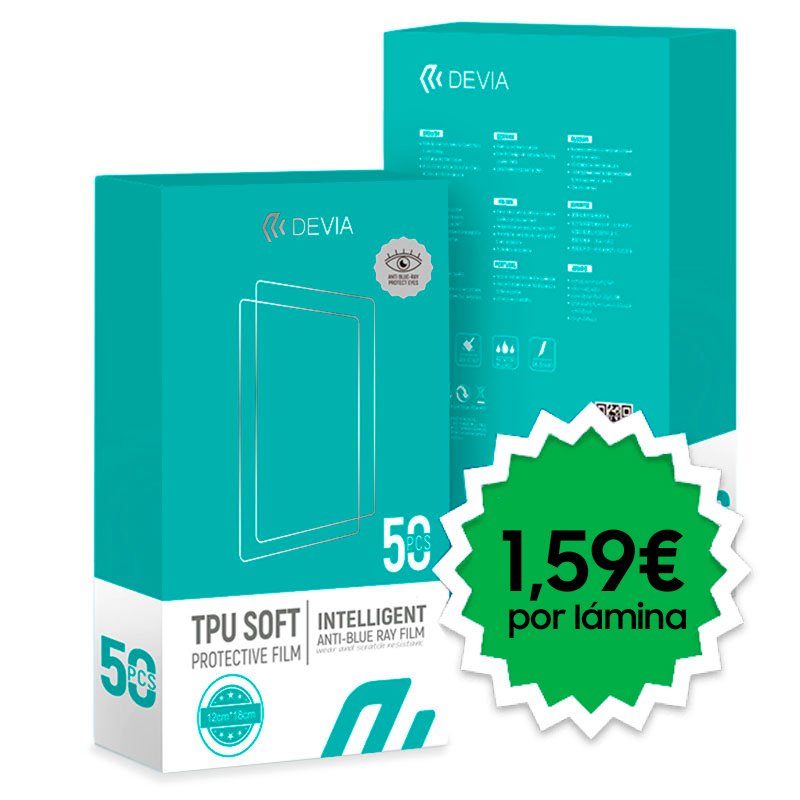 Protector Hidrogel Devia Protección Vista / Eyes Protection (Pack 50 uds)