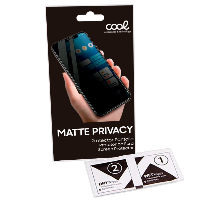 Matte Privacy Screen Protector COOL for iPhone 17 Pro