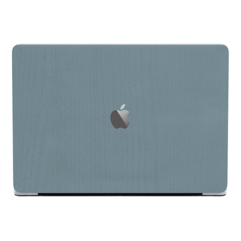 Colorful Devia 15-inch Laptop Back Vinyl Protector, Turquoise Wood