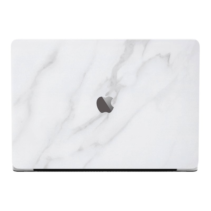 Colorful Devia 15-inch Laptop Back Vinyl Protector, White Marble