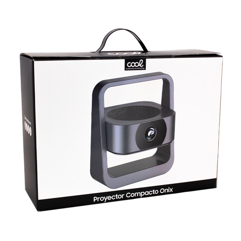 Proyector Compacto 3500 Lúmenes COOL Onix Altavoz Integrado + HDMI / USB + Wifi Mirror (Gris)
