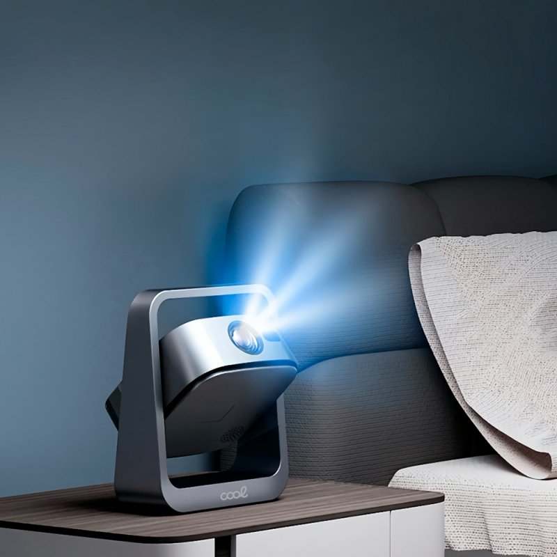 Proyector Compacto 3500 Lúmenes COOL Onix Altavoz Integrado + HDMI / USB + Wifi Mirror (Gris)