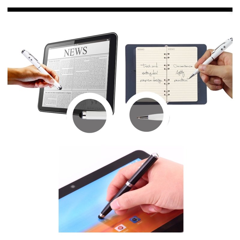 COOL Universal Laser Stylus Pointer, Silver