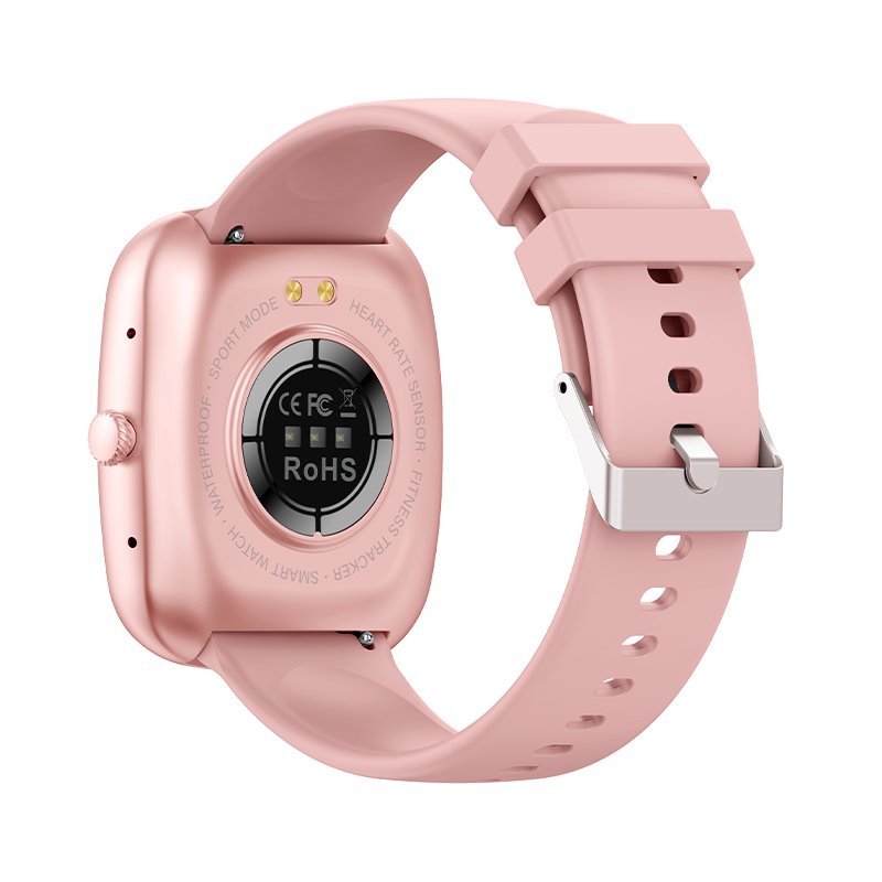 COOL Border Smartwatch, Pink Silicone (Calls, Health, Sports)