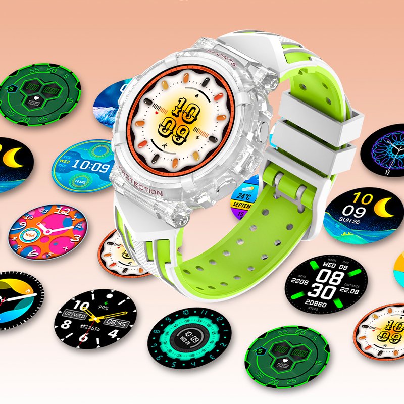 COOL Clever Smartwatch, Blue Silicone (Calls, Health, Sports)