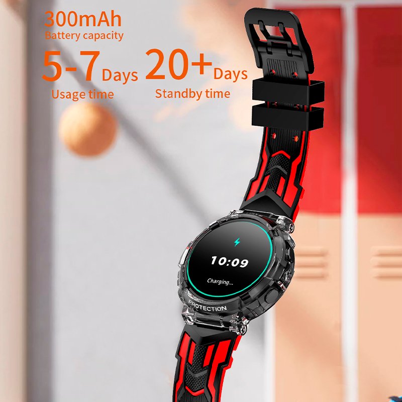 COOL Clever Silicone Smartwatch, Black (Calls, Health, Sports)