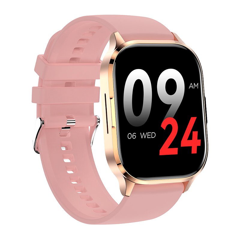 COOL Delta Smartwatch, Pink Silicone (AMOLED, Calls, Health, Sports)