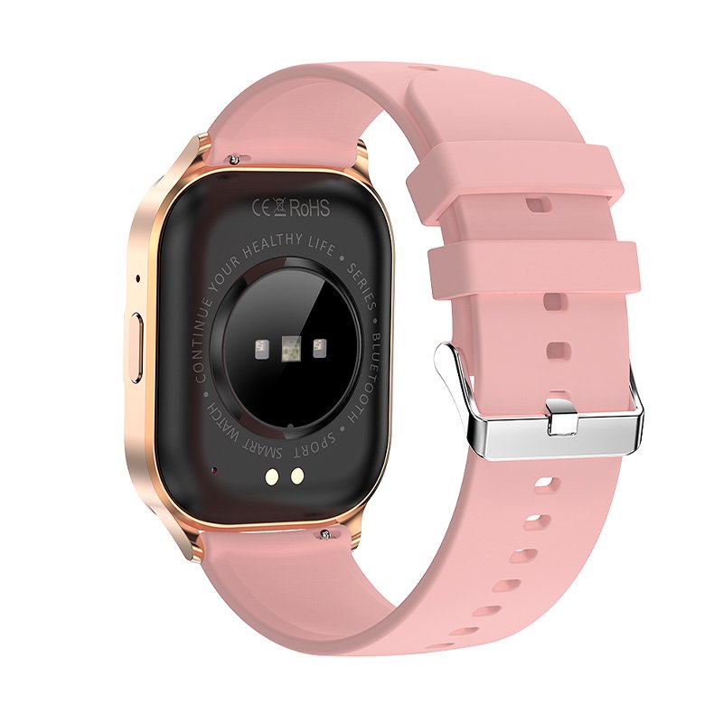 COOL Delta Smartwatch, Pink Silicone (AMOLED, Calls, Health, Sports)