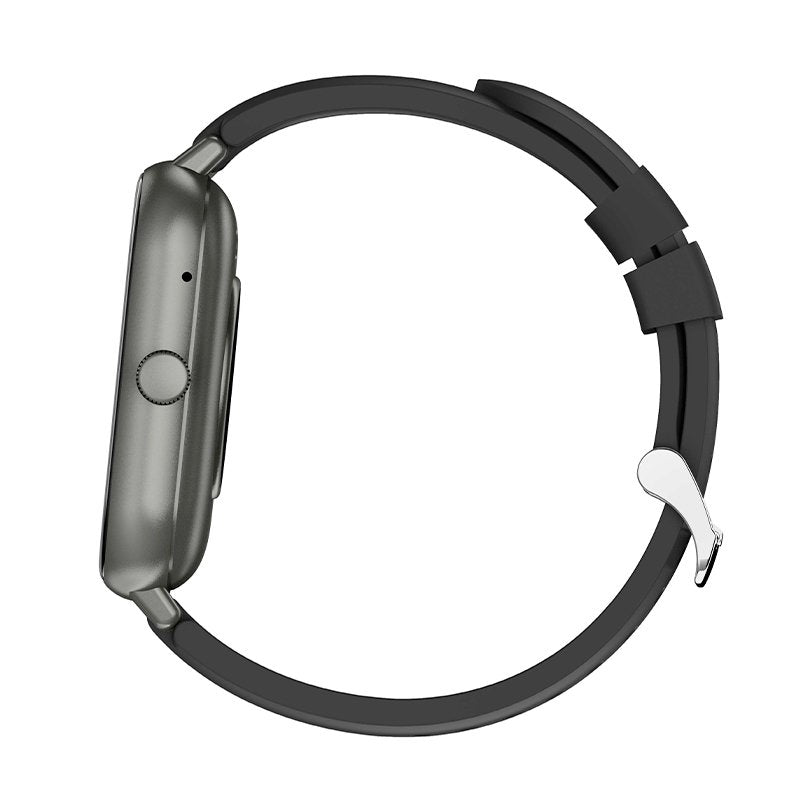 COOL Forest Silicone Smartwatch, Black (Calls, Health, Sports)