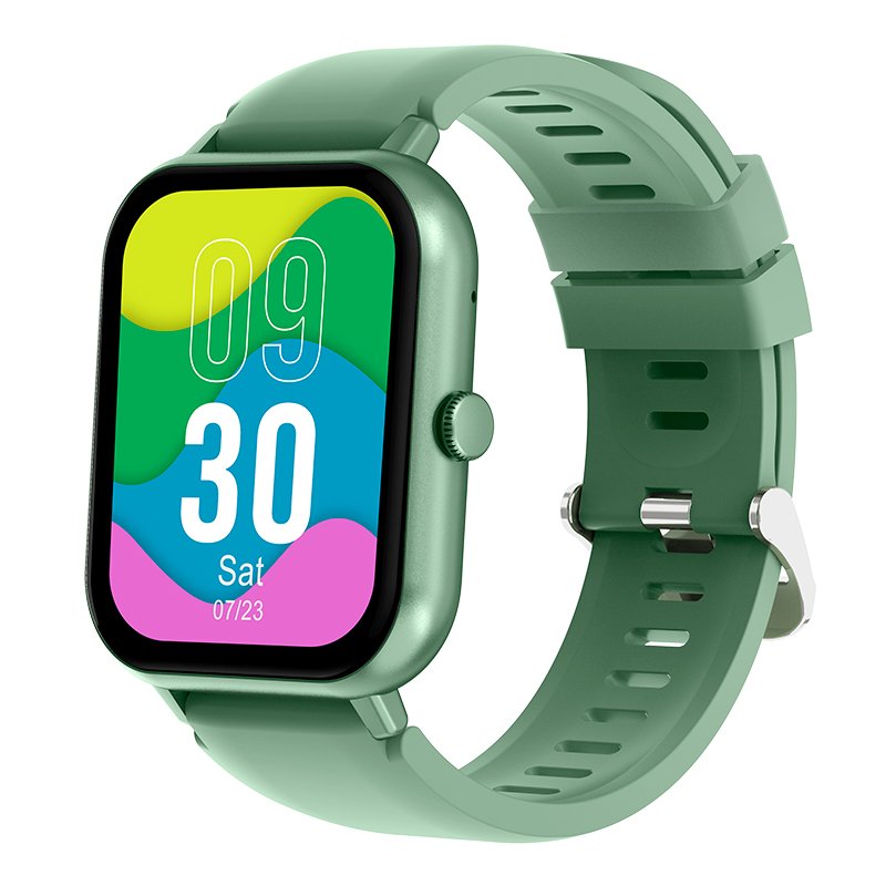 COOL Forest Smartwatch, Green Silicone (Calls, Health, Sports)