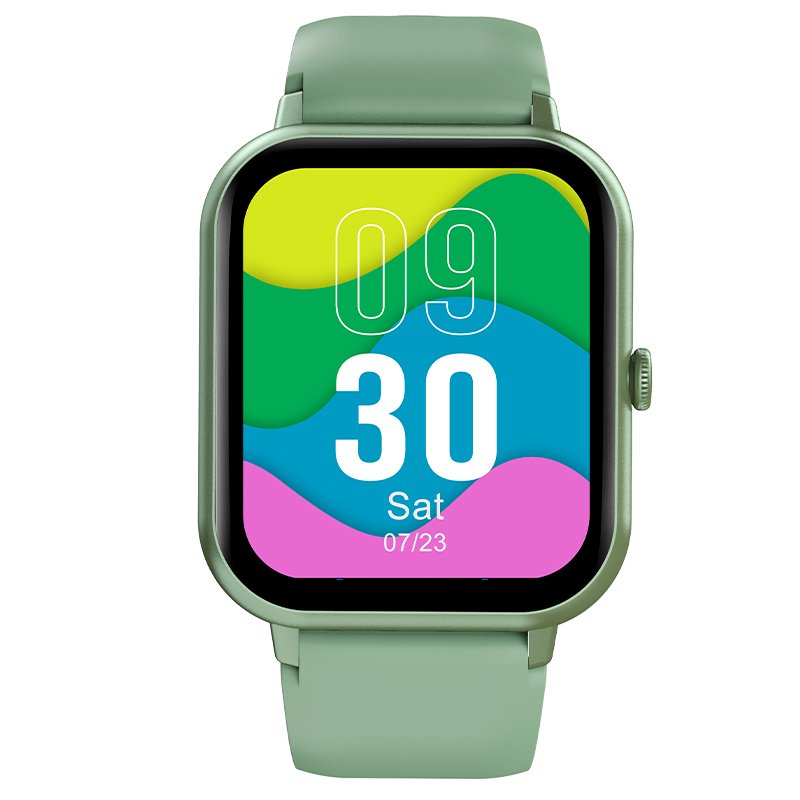 COOL Forest Smartwatch, Green Silicone (Calls, Health, Sports)