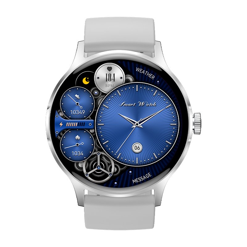 COOL Iris Silicone Gray Smartwatch (AMOLED, Calls, Health, Sports)