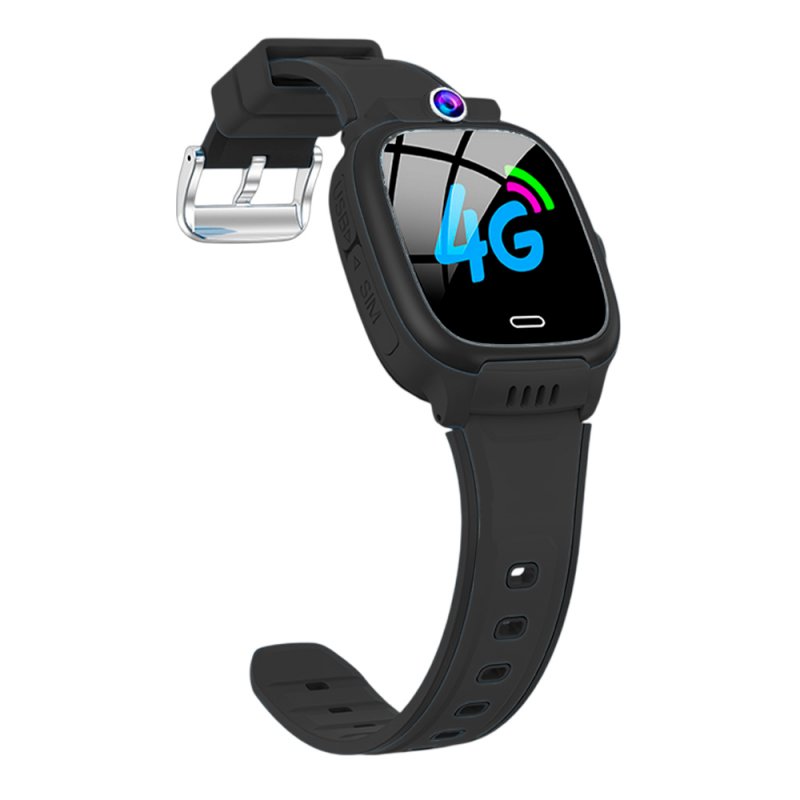 COOL Kids 4G GPS Silicone Smartwatch, Black (Location Tracking, Video Calls, SIM)