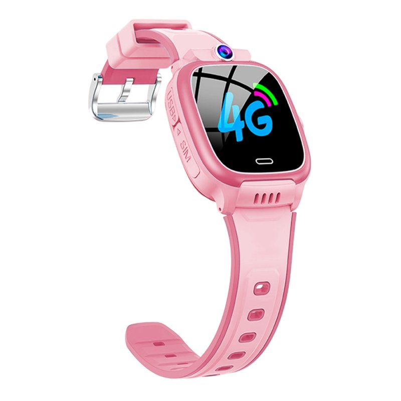 COOL Kids 4G GPS Smartwatch, Pink Silicone (Location Tracking, Video Calls, SIM)