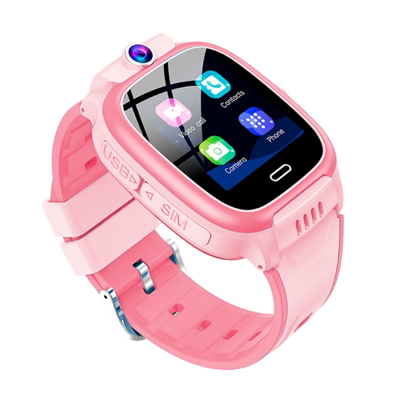 COOL Kids 4G GPS Smartwatch, Pink Silicone (Location Tracking, Video Calls, SIM)