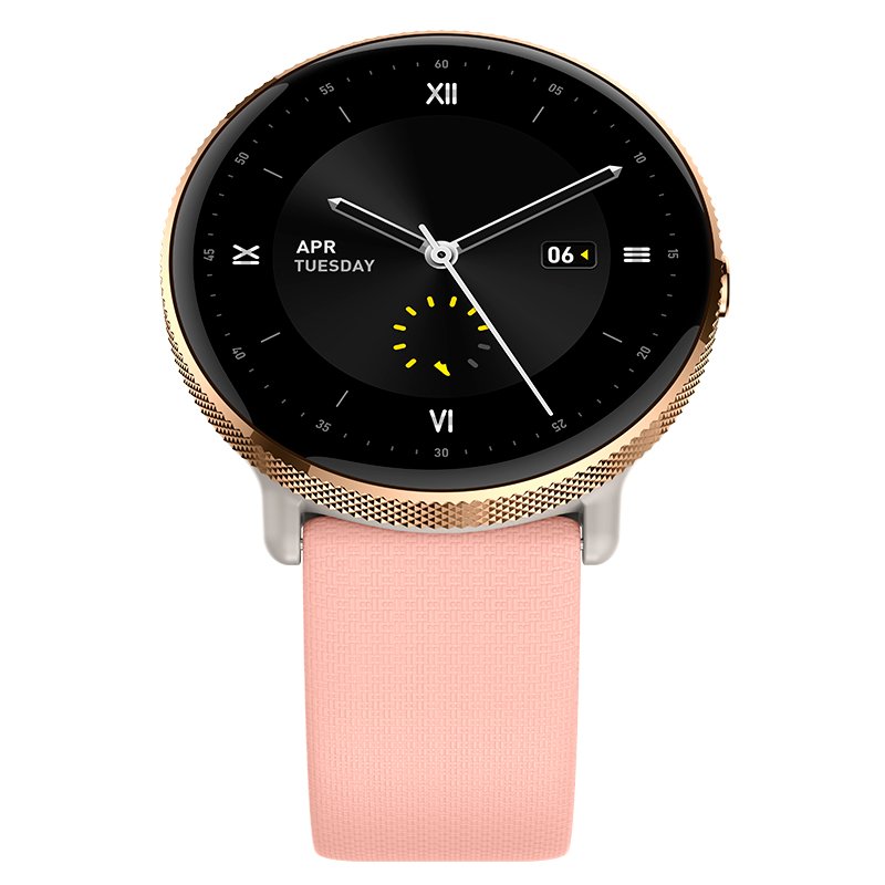 COOL Smartwatch with AMOLED Screen, Forever Silicone Pink Strap (Calls, Health, Sports)