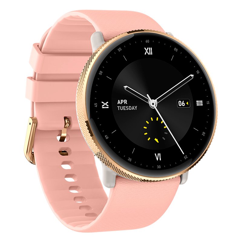 COOL Smartwatch with AMOLED Screen, Forever Silicone Pink Strap (Calls, Health, Sports)