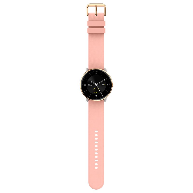 COOL Smartwatch with AMOLED Screen, Forever Silicone Pink Strap (Calls, Health, Sports)