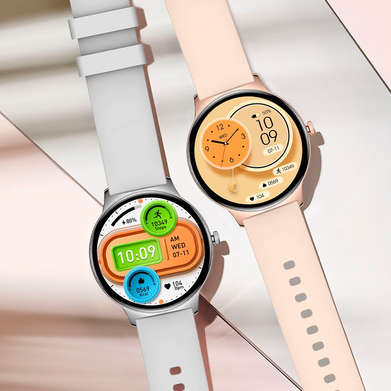 COOL Ultrathin Smartwatch + 2 Straps (AMOLED, Calls, Ultra-thin) Gray