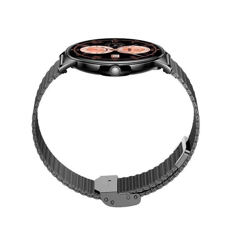 COOL Ultrathin Smartwatch + 2 Straps (AMOLED, Calls, Ultra-thin) Black