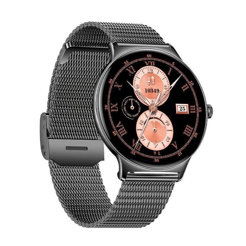 COOL Ultrathin Smartwatch + 2 Straps (AMOLED, Calls, Ultra-thin) Black