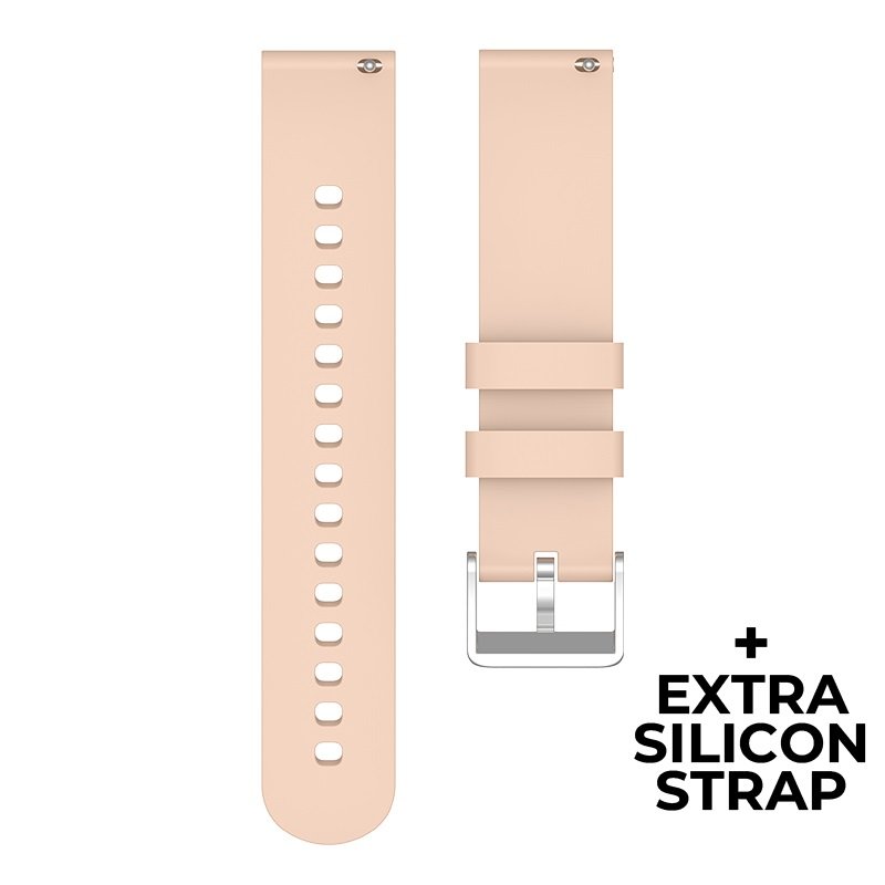 COOL Ultrathin Smartwatch + 2 Straps (AMOLED, Calls, Ultra-thin) Pink