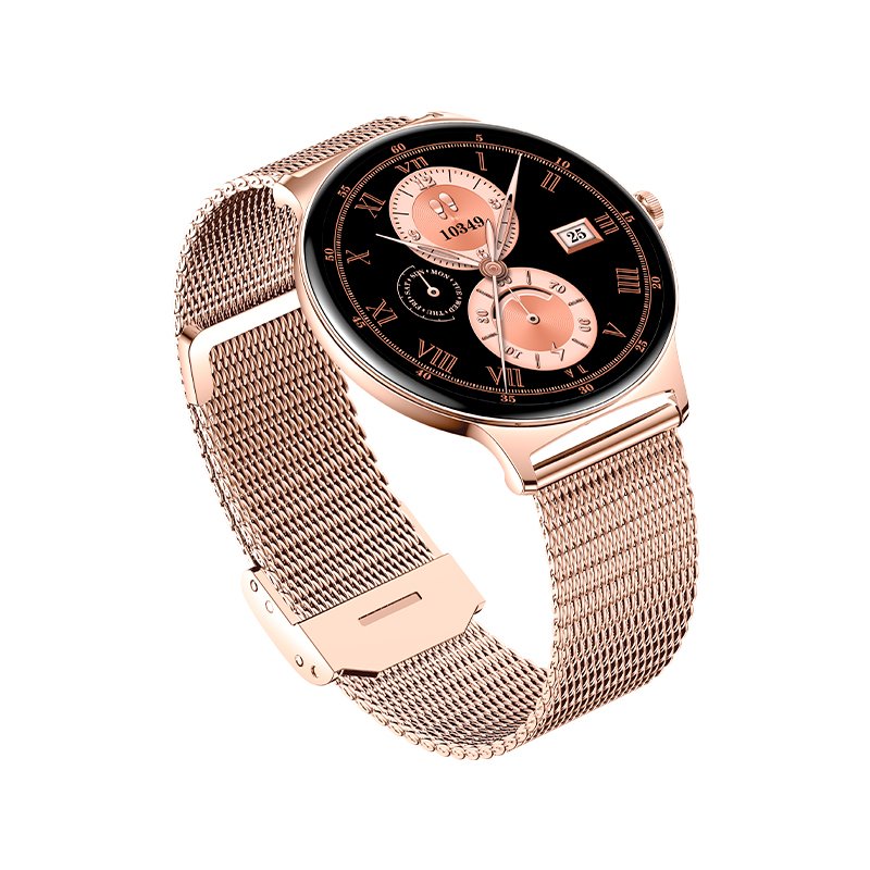 COOL Ultrathin Smartwatch + 2 Straps (AMOLED, Calls, Ultra-thin) Pink