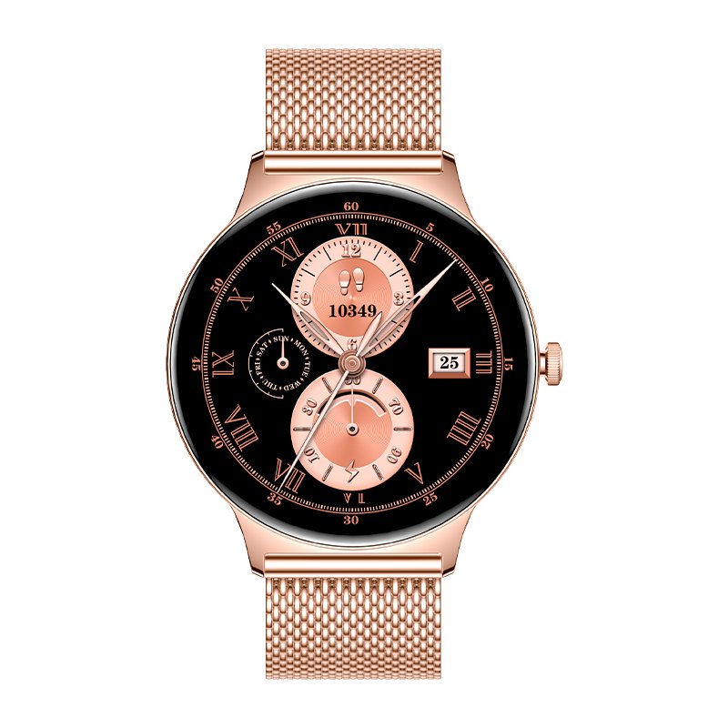 COOL Ultrathin Smartwatch + 2 Straps (AMOLED, Calls, Ultra-thin) Pink