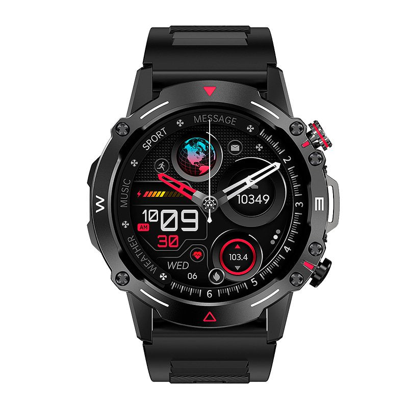 Smartwatch with AMOLED Screen, COOL Adventure, Silicone, Black (Calls, Health...)