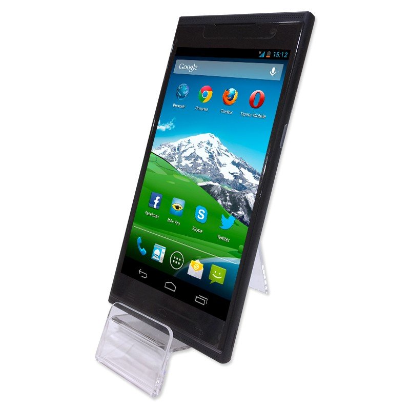 Transparent Mobile Display Stand 42 mm COOL
