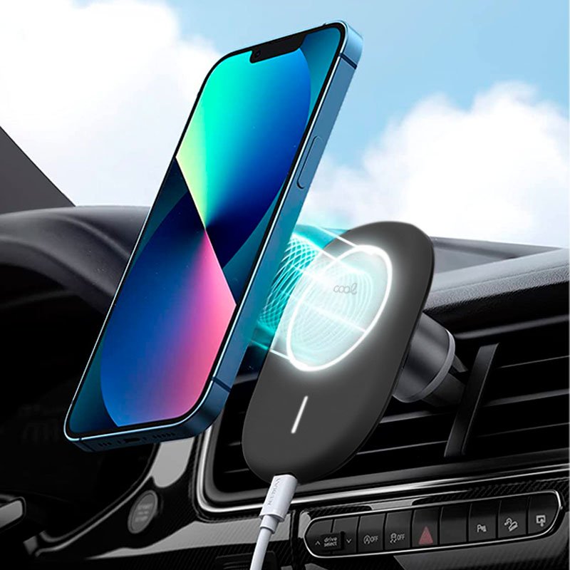 Universal Car Mount with Wireless Qi Magnetic Charging COOL