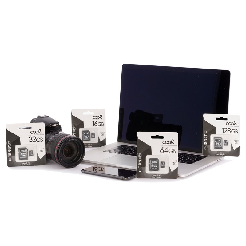 Micro SD Memory Card with Adapter x512 GB COOL (Class 10)