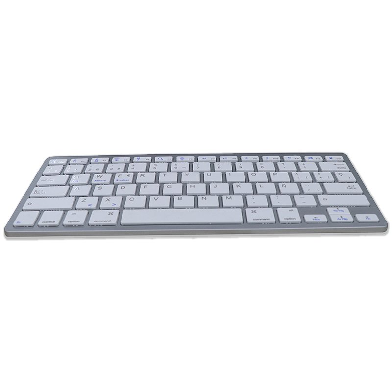COOL White Slim Bluetooth Keyboard (Spanish)